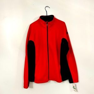 NEW | Red Full-Zip Fleece Sweater